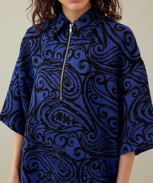 STUDIOUS(ステュディオス)の「Big Paisley Pullover(その他トップス・レディース・ブルー・36)」の5枚目の写真