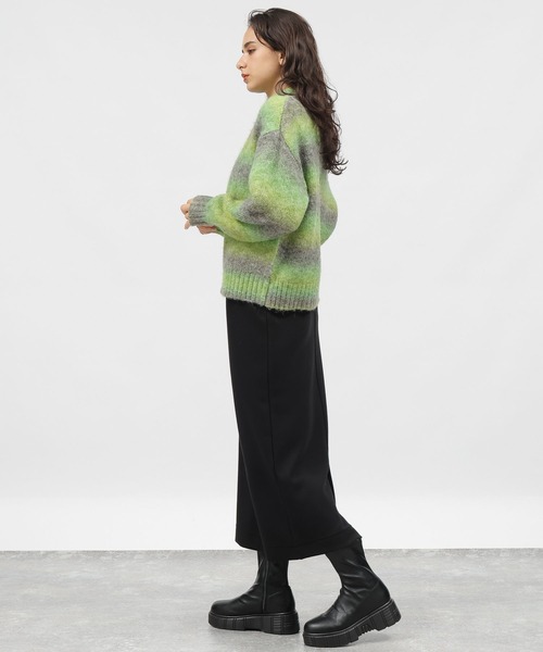 LAKOLE（ラコレ）の「起毛ダンボールナロースカート / 982201（スカート・レディース・ブラック/ブラウン・SMALL/MEDIUM）」の15枚目の写真