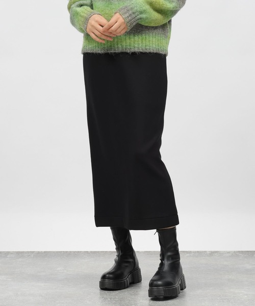 LAKOLE（ラコレ）の「起毛ダンボールナロースカート / 982201（スカート・レディース・ブラック/ブラウン・SMALL/MEDIUM）」の18枚目の写真