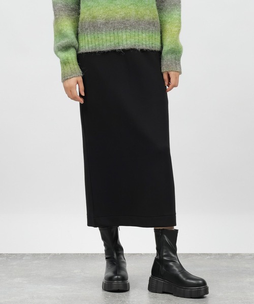 LAKOLE（ラコレ）の「起毛ダンボールナロースカート / 982201（スカート・レディース・ブラック/ブラウン・SMALL/MEDIUM）」の12枚目の写真