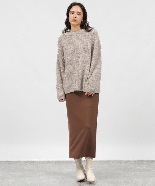 LAKOLE（ラコレ）の「起毛ダンボールナロースカート / 982201（スカート・レディース・ブラック/ブラウン・SMALL/MEDIUM）」の10枚目の写真