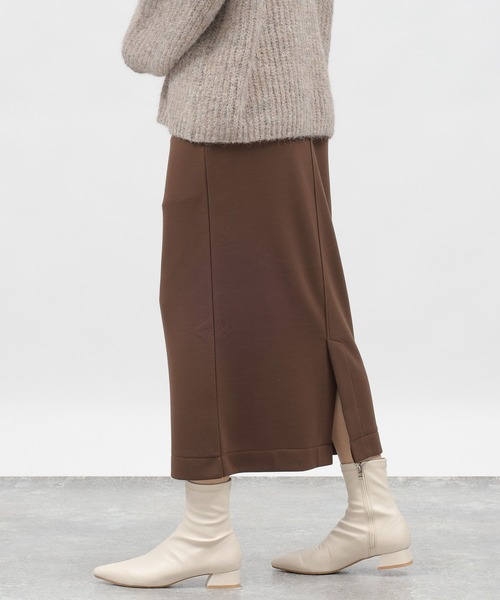 LAKOLE（ラコレ）の「起毛ダンボールナロースカート / 982201（スカート・レディース・ブラック/ブラウン・SMALL/MEDIUM）」の19枚目の写真