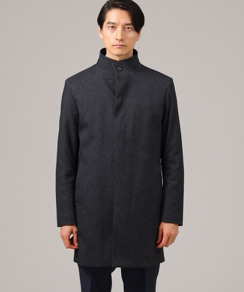 TAKEO KIKUCHI(タケオキクチ)の「◆【ダウンライナー付】メランジ スタンドカラー コート(その他アウター・メンズ・ダークブラウン/ブラック/チャコールグレー/グレー系その他2/ブルー系その他3/ブラック系3/ブルー系その他・03/04/02/01)」の21枚目の写真
