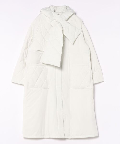 完売間近！】キルティングフーディーコート｜軽量/保温/保湿（ダウン