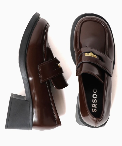 Chick(チック)の「▲厚底コインローファー(ローファー・レディース・ブラウン/ブラック・24/24.5/23.5)」の22枚目の写真