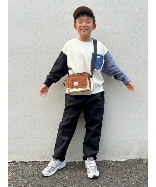 Lee（リー）の「【Lee別注】デニムポケット付きスウェット（スウェット・キッズ・オフホワイト・140/150/160/130/120）」の10枚目の写真