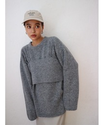 TRUNC | Fluffy Knit Bustier SET(ニット/セーター)