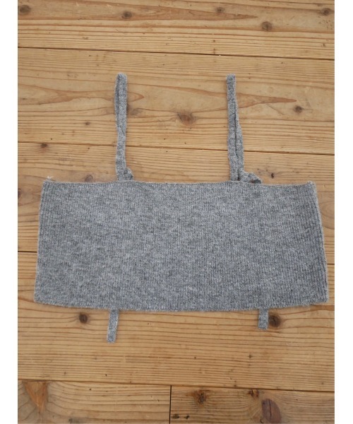 TRUNC（トランクエイティーエイト）の「Fluffy Knit Bustier SET（ニット/セーター・レディース・グレー/ブラック/アイボリー・FREE）」の14枚目の写真