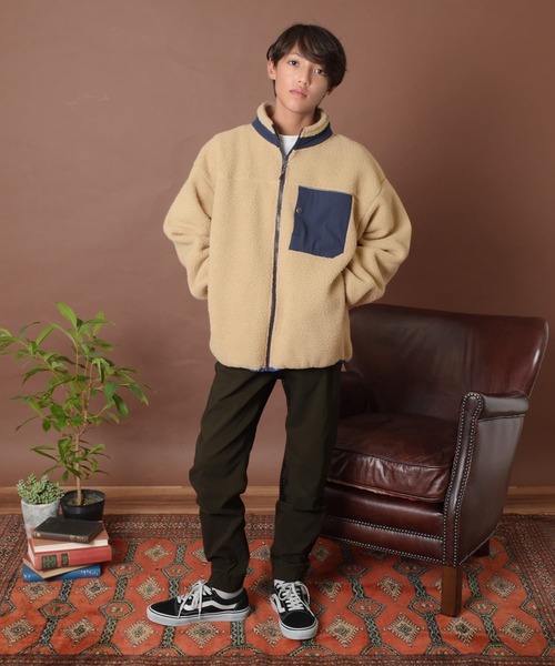 フリース ジップアップジャケット ラベンダー フリース ジップアップジャケット ラベンダー フリース ジップアップ