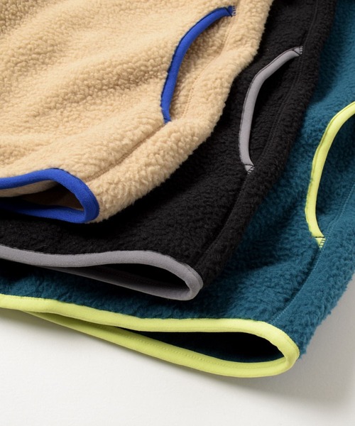 PEN FIELD（ペンフィールド）の「【Penfield】【あったか】ボアフリース・ジップアップジャケット（ブルゾン・キッズ・グリーン/ブラック/ベージュ・140cm/150cm/170cm/160cm）」の16枚目の写真