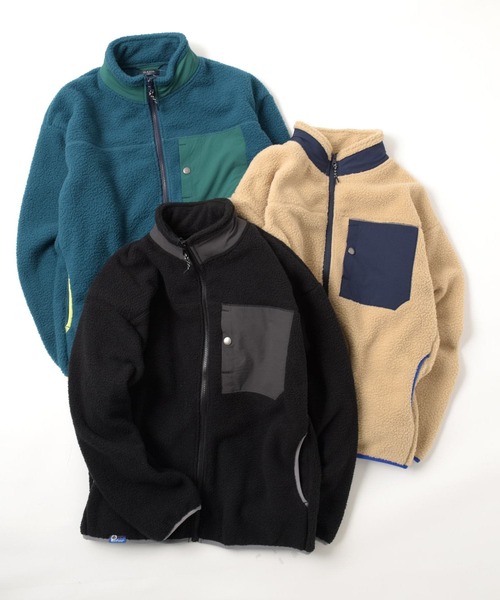 セール】【Penfield】【あったか】ボアフリース・ジップアップ