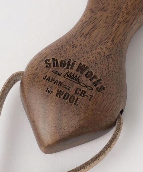 green label relaxing（グリーンレーベルリラクシング）の「＜Shoji Works＞ ウォールナット 洋服ブラシ（ウール用）（その他雑貨・レディース・ブラウン・FREE）」の4枚目の写真