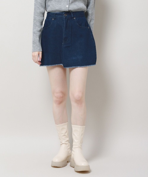 3.3 Field Trip （3.3フィールドトリップ）の「3.3 Field Trip／デニムミニスカート 2981256（デニムスカート・レディース・ブルー/ブラック・LARGE/MEDIUM）」の14枚目の写真