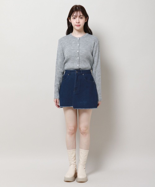 3.3 Field Trip （3.3フィールドトリップ）の「3.3 Field Trip／デニムミニスカート 2981256（デニムスカート・レディース・ブルー/ブラック・LARGE/MEDIUM）」の17枚目の写真