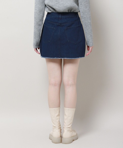 3.3 Field Trip （3.3フィールドトリップ）の「3.3 Field Trip／デニムミニスカート 2981256（デニムスカート・レディース・ブルー/ブラック・LARGE/MEDIUM）」の20枚目の写真