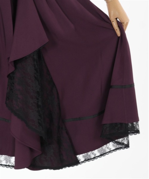 axes femme（アクシーズファム）の「マルチＷＡＹフリルスカート（スカート・レディース・パープル/ダークブラウン/ブラック/ネイビー/カーキ/ピンク・FREE）」の18枚目の写真