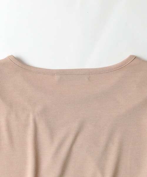 CLEIO（クレイオ）の「【CLEIO】カーブカットシャーリングプルオーバー/CURVE CUT PULLOVER/980-11617（Tシャツ/カットソー・レディース・アイボリー/ベージュ・FREE）」の4枚目の写真