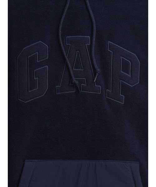 GAP（ギャップ）の「プロフリース GAPアーチロゴ パーカー(ユニセックス)（パーカー・メンズ・ネイビー/レッド/ブラウン/グリーン・M/S/XL/L/XS）」の9枚目の写真