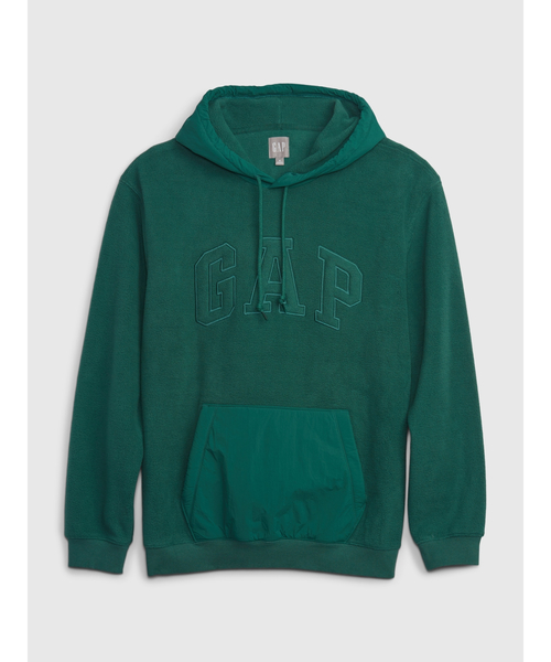 GAP（ギャップ）の「プロフリース GAPアーチロゴ パーカー(ユニセックス)（パーカー・メンズ・ネイビー/レッド/ブラウン/グリーン・M/S/XL/L/XS）」の11枚目の写真