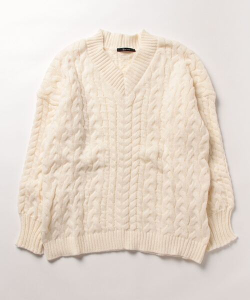 セール】ケーブルニット(BL)（ニット/セーター）｜almo（アルモ）の
