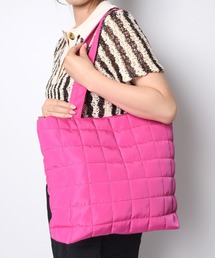 Flowering Korea（フラワーリングコリア）の「ブロックチェックキルトトート（ショルダーバッグ）」