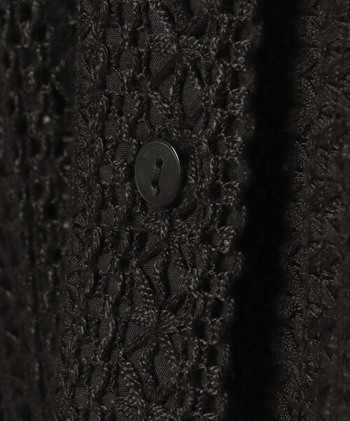 BEAMS HEART(ビームスハート)の「レース クロップド シャツ(シャツ/ブラウス・レディース・ブラック/オフホワイト/ブラウン・FREE)」の15枚目の写真