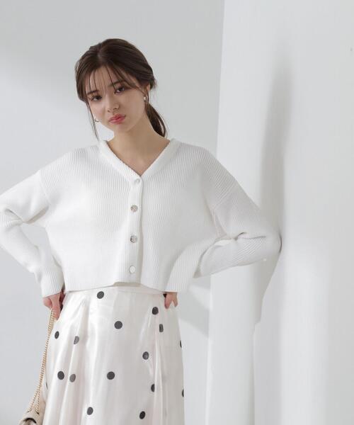 PROPORTION BODY DRESSING（プロポーションボディドレッシング）の「ショートカーディガン / 1214174101（カーディガン/ボレロ・レディース・ホワイト/パープル/ブルー・FREE）」の10枚目の写真