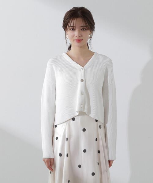 PROPORTION BODY DRESSING（プロポーションボディドレッシング）の「ショートカーディガン / 1214174101（カーディガン/ボレロ・レディース・ホワイト/パープル/ブルー・FREE）」の13枚目の写真