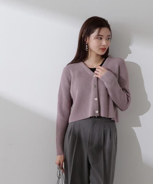 PROPORTION BODY DRESSING（プロポーションボディドレッシング）の「ショートカーディガン / 1214174101（カーディガン/ボレロ・レディース・ホワイト/パープル/ブルー・FREE）」の21枚目の写真