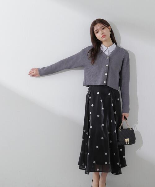 PROPORTION BODY DRESSING（プロポーションボディドレッシング）の「ショートカーディガン / 1214174101（カーディガン/ボレロ・レディース・ホワイト/パープル/ブルー・FREE）」の6枚目の写真