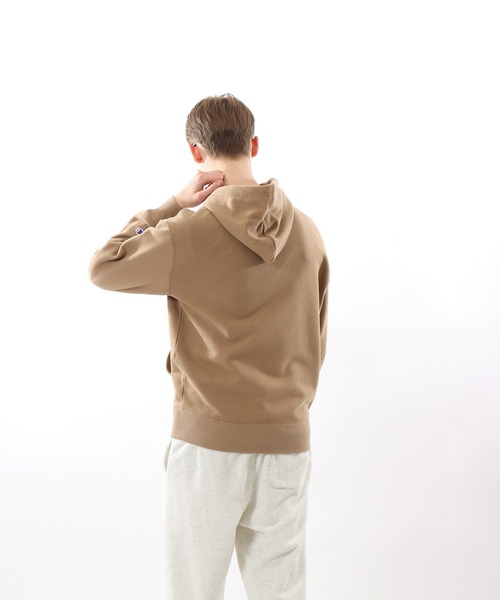Champion(チャンピオン)の「【Champion/チャンピオン】メンズ ベーシック ジップフーデッドスウェットシャツ(パーカー・メンズ・ブラウン系・LARGE/MEDIUM/XX-LARGE/X-LARGE/SMALL)」の4枚目の写真