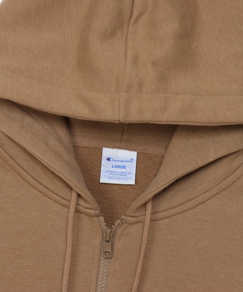 Champion(チャンピオン)の「【Champion/チャンピオン】メンズ ベーシック ジップフーデッドスウェットシャツ(パーカー・メンズ・ブラウン系・LARGE/MEDIUM/XX-LARGE/X-LARGE/SMALL)」の11枚目の写真
