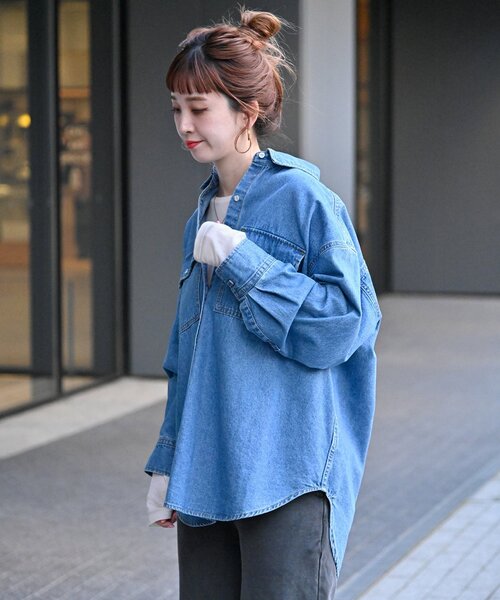 B.C STOCK（ベーセーストック）の「《追加2》シアークルーネックロンT（Tシャツ/カットソー・レディース・ブラック/ホワイト/ピンク・FREE）」の11枚目の写真