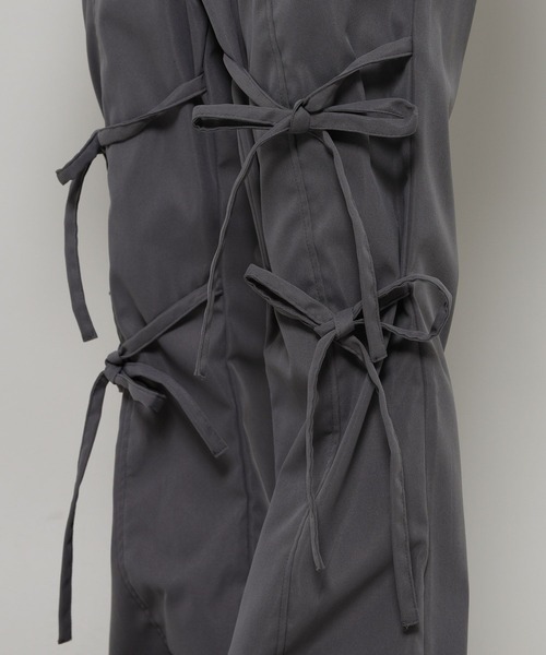 3.3 Field Trip （3.3フィールドトリップ）の「3.3 Field Trip／リボンフレアパンツ 2990139（スラックス・レディース・ブラック/ベージュ/チャコール・MEDIUM/LARGE）」の18枚目の写真