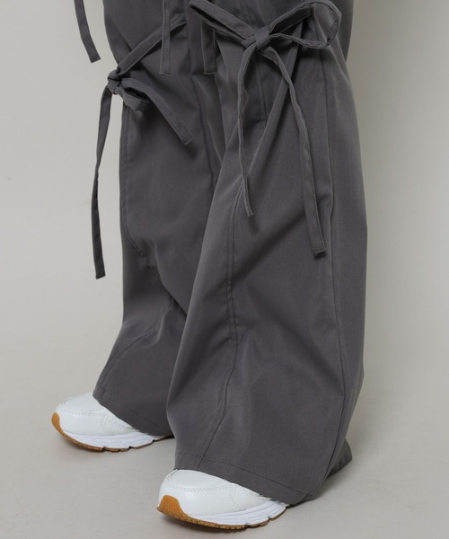 3.3 Field Trip （3.3フィールドトリップ）の「3.3 Field Trip／リボンフレアパンツ 2990139（スラックス・レディース・ブラック/ベージュ/チャコール・MEDIUM/LARGE）」の15枚目の写真