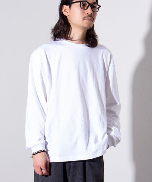 GLOSTER(グロスター)の「【限定展開】【GLOSTER/グロスター】ルーズ クルーネックロンT ベーシック(Tシャツ/カットソー・メンズ・ホワイト/ブラック・S/M/L/XL)」の18枚目の写真