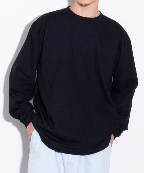 GLOSTER(グロスター)の「【限定展開】【GLOSTER/グロスター】ルーズ クルーネックロンT ベーシック(Tシャツ/カットソー・メンズ・ホワイト/ブラック・S/M/L/XL)」の12枚目の写真