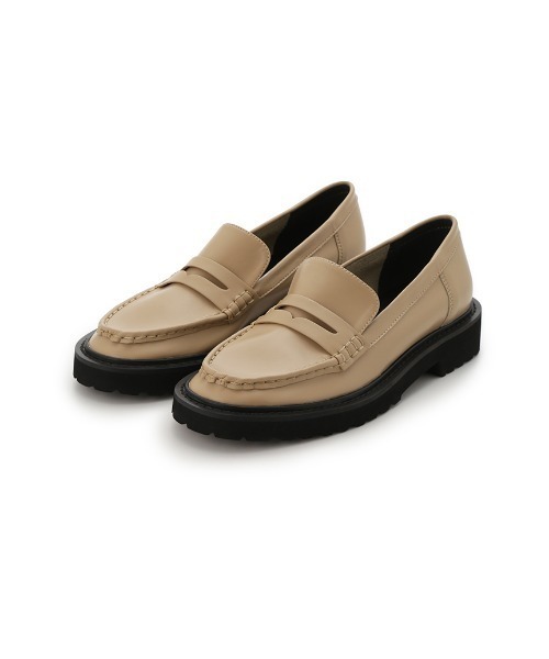 Mila Owen（ミラオーウェン）の「ベーシックローファー（ローファー・レディース・ベージュ/ブラック・36/37/38）」の4枚目の写真