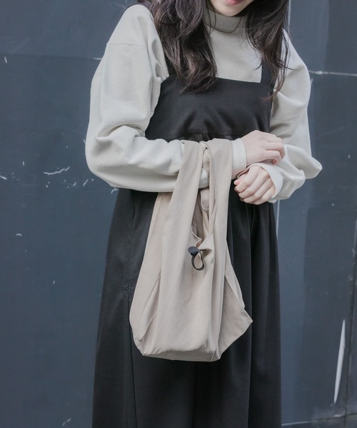 URBAN RESEARCH DOORS（アーバンリサーチドアーズ）の「DOORS LIVING PRODUCTS　コンビニバッグ（エコバッグ/サブバッグ・レディース・ベージュ/ライトブルー・ONE）」の8枚目の写真