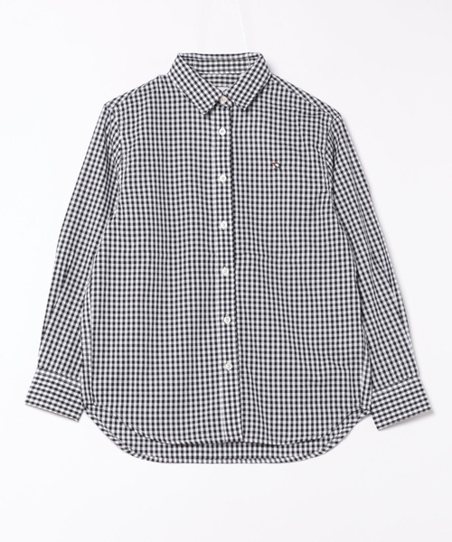 Arnold Palmer（アーノルドパーマー）の「ギンガムチェック リラックス シャツ（シャツ/ブラウス・レディース・ダークネイビー/ネイビー/ブラック・S/M/L）」の21枚目の写真