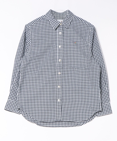 Arnold Palmer（アーノルドパーマー）の「ギンガムチェック リラックス シャツ（シャツ/ブラウス・レディース・ダークネイビー/ネイビー/ブラック・S/M/L）」の22枚目の写真