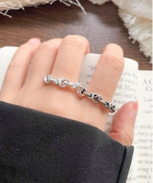 Burner（バーナー）の「【OKUOKU　0909】デザイン リング oku-ring-682636562253-4A　Y（リング・メンズ・アンティークシルバー/シルバー・FREE）」の4枚目の写真