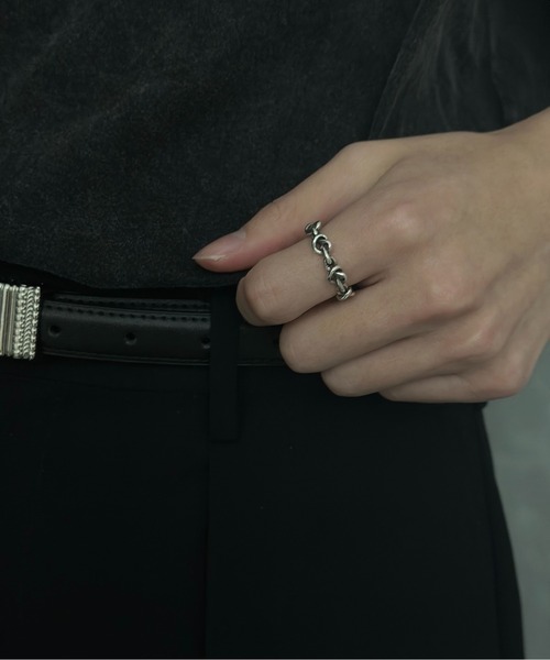 Burner（バーナー）の「【OKUOKU　0909】デザイン リング oku-ring-682636562253-4A　Y（リング・メンズ・アンティークシルバー/シルバー・FREE）」の11枚目の写真