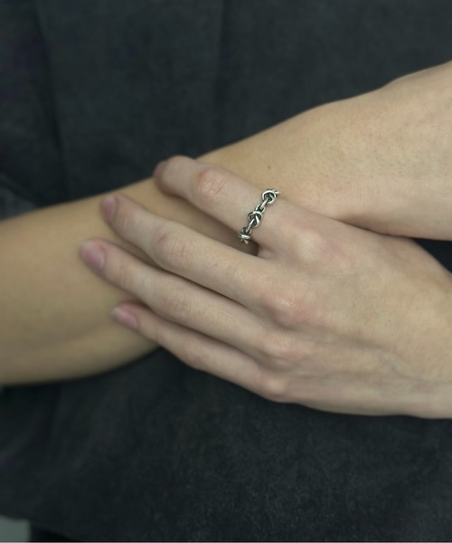 Burner（バーナー）の「【OKUOKU　0909】デザイン リング oku-ring-682636562253-4A　Y（リング・メンズ・アンティークシルバー/シルバー・FREE）」の12枚目の写真