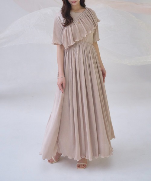 マルチウェイプリーツワンピース / ギャザーフリルセット / サイズ展開（ワンピース）｜mellowneon（メロウネオン）