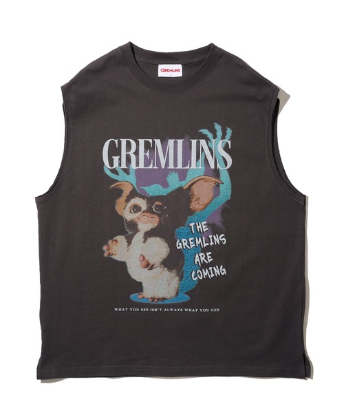 ADPOSION(アドポーション)の「【GREMLINS / グレムリン】ヴィンテージ風ノースリーブTシャツ(Tシャツ/カットソー・メンズ・ブラック/チャコールグレー/ホワイト・MEDIUM/LARGE/X-LARGE)」の15枚目の写真