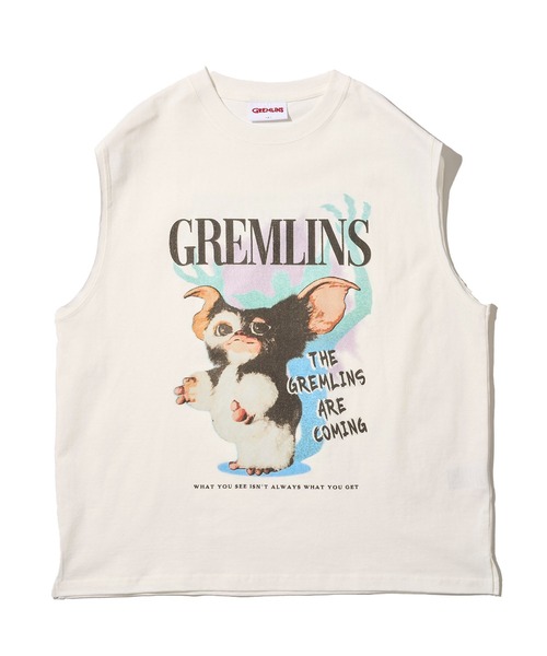 ADPOSION(アドポーション)の「【GREMLINS / グレムリン】ヴィンテージ風ノースリーブTシャツ(Tシャツ/カットソー・メンズ・ブラック/チャコールグレー/ホワイト・MEDIUM/LARGE/X-LARGE)」の11枚目の写真