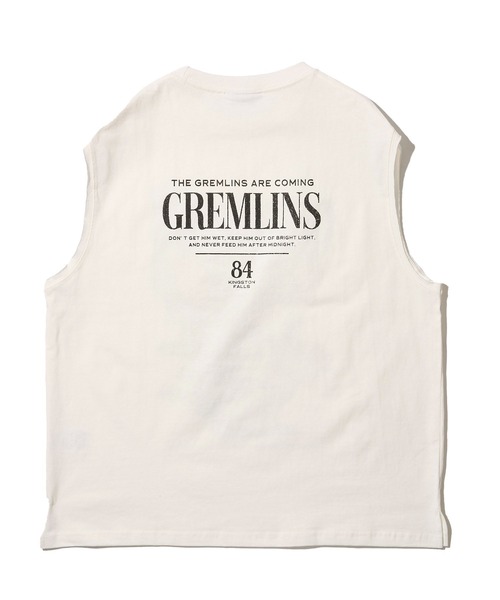 ADPOSION(アドポーション)の「【GREMLINS / グレムリン】ヴィンテージ風ノースリーブTシャツ(Tシャツ/カットソー・メンズ・ブラック/チャコールグレー/ホワイト・MEDIUM/LARGE/X-LARGE)」の12枚目の写真