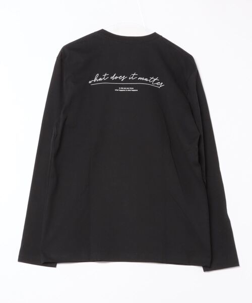 VIBGYOR(ヴィブジョー)の「ヘヴィウェイト天竺 プリント 長袖 クルーネック(Tシャツ/カットソー・メンズ・ホワイト/イエロー系その他/ブラック・MEDIUM/LARGE)」の18枚目の写真