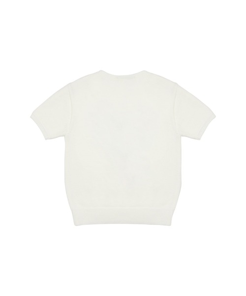 LUVISTRUE（ラヴイズトゥルー）の「DN BOUCLE LOVE KNIT（ニット/セーター・レディース・ネイビー/アイボリー/ブラック・FREE）」の10枚目の写真